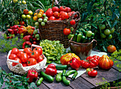 Still life with vegetables