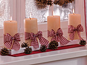 5-minute Advent wreath at the window