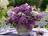 Bouquet of Syringa vulgaris (Lilac)