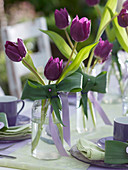 Tulips, table decoration