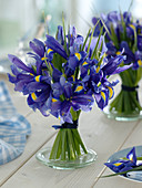 Iris table decoration