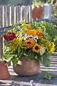 Summer bouquet from the cottage garden