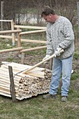 Building a garden fence