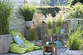 Grass balcony to relax