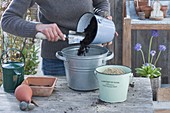 Mix soil for sowing or permeable soil