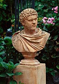 Terrakotta-Büste des römischen Kaisers Marcus Aurelius Severus Antoninus genannt Caracalla
