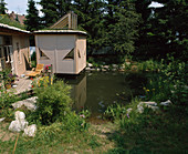 Sitzplatz am Teich