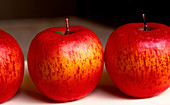 Candles in apple shape