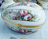 Easter egg made of porcelain