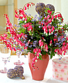 Bouquet of Dicentra spectabilis (Watering Heart), Myosotis (Forget-me-not)