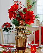 Bouquet with Hippeastrum (Amaryllis)