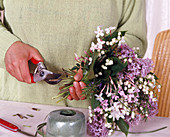 Binding a scented bouquet