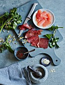 Zutaten für Vorspeisen und Salate in der Low Carb Küche