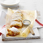 Apricot and Apple Strudel