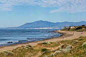 Cabopino Beach in Marbella, Andalusia (Spain)