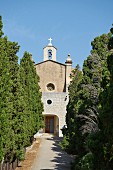 Eingang der Kapelle der 'Ermita de Betlem', Mallorca, Spanien