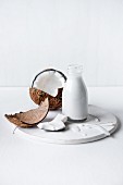 Coconut milk with fresh coconut