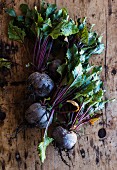 Beetroot on a wooden surface