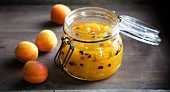 Preserved apricots with barberries
