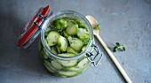 Fermented brussels sprouts with oregano