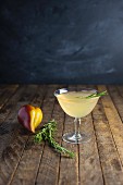 Pear and Rosemary Cocktail