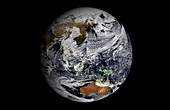 Earth's clouds simulation, GEOS-5