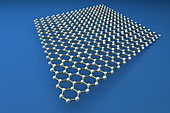 Graphene sheet, illustration