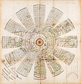 Magnetic atlas of northern hemisphere, 1790