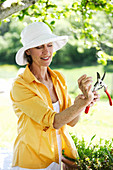 Woman gardening