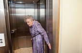 Using a lift in a care home