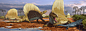 Dimetrodon borealis, illustration