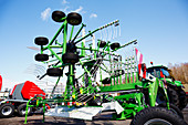 Tractor with machinery