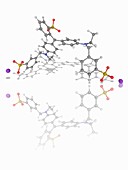 Brilliant Blue FCF organic compound molecule