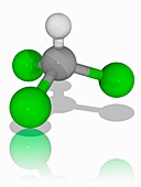 Chloroform organic compound molecule