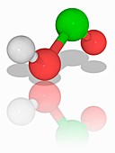 Chlorous acid inorganic compound molecule