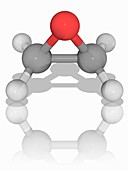 Ethylene oxide organic compound molecule