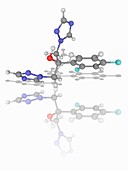 Fluconazole drug molecule