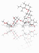 Ivermectin drug molecule