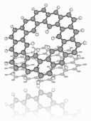 Kekulene organic compound molecule
