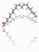 Linoleic acid organic compound molecule
