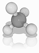 Methane organic compound molecule