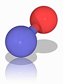Nitrogen monoxide chemical compound molecule
