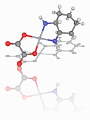 Oxaliplatin drug molecule