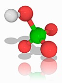 Perchloric acid inorganic compound molecule