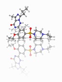 Vardenafil drug molecule