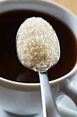 Spoonful of sugar and hot drink