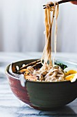Ramen noodles soup
