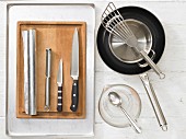 Kitchen utensils for preparing offal