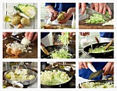 How to make mashed potatoes with pointed cabbage and horseradish