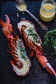 Grilled lobster with Béarnaise sauce